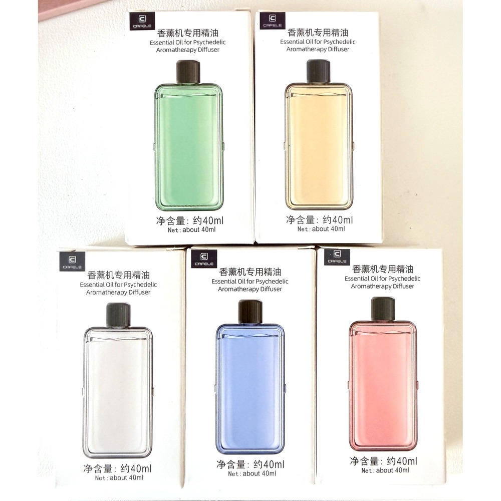 Cafele Essential Oil Refill 5 Pack for Aromatherapy Diffuser 40ml